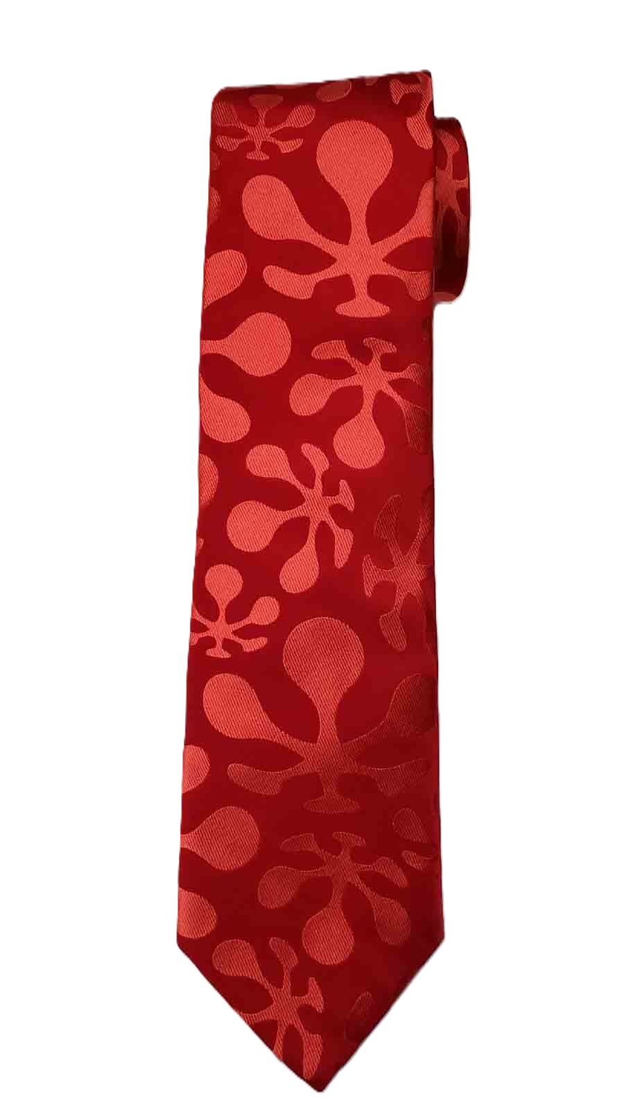 Men's Ted Baker London Silk Tie Red 1970s Mod Pattern Men's