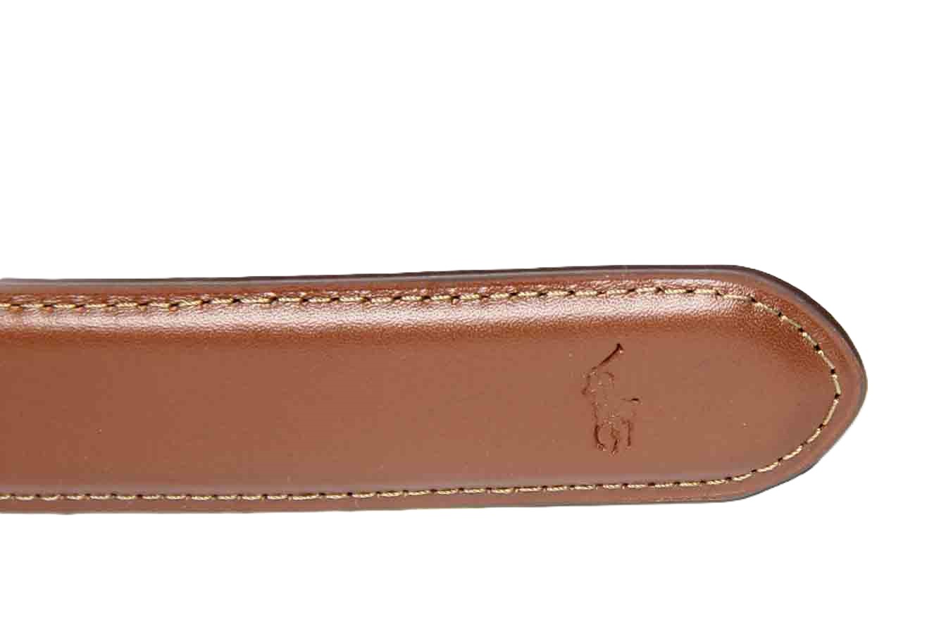 Polo by Ralph Lauren Brown Leather Dress Belt Men's Size 32