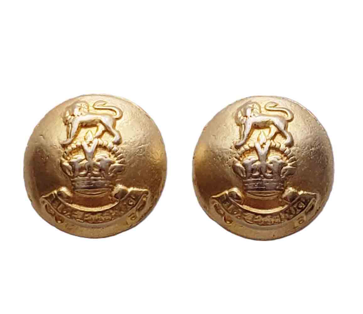 Two Vintage Britches of Georgetown Dome Top Gold Brass Blazer Jacket Buttons Lion Crown Y9Q Men's