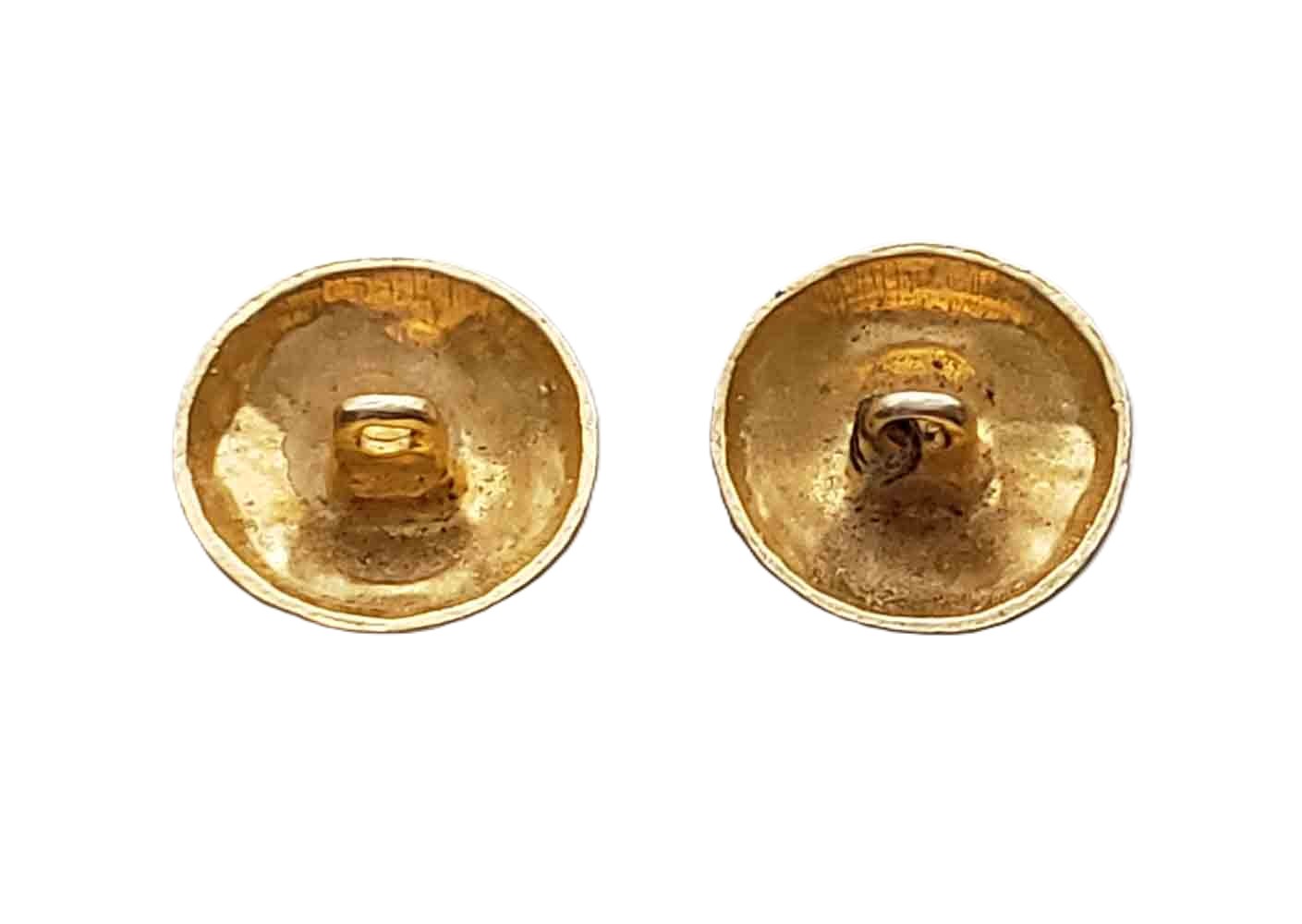 Two Vintage Britches of Georgetown Dome Top Gold Brass Blazer Jacket Buttons Lion Crown Y9Q Men's