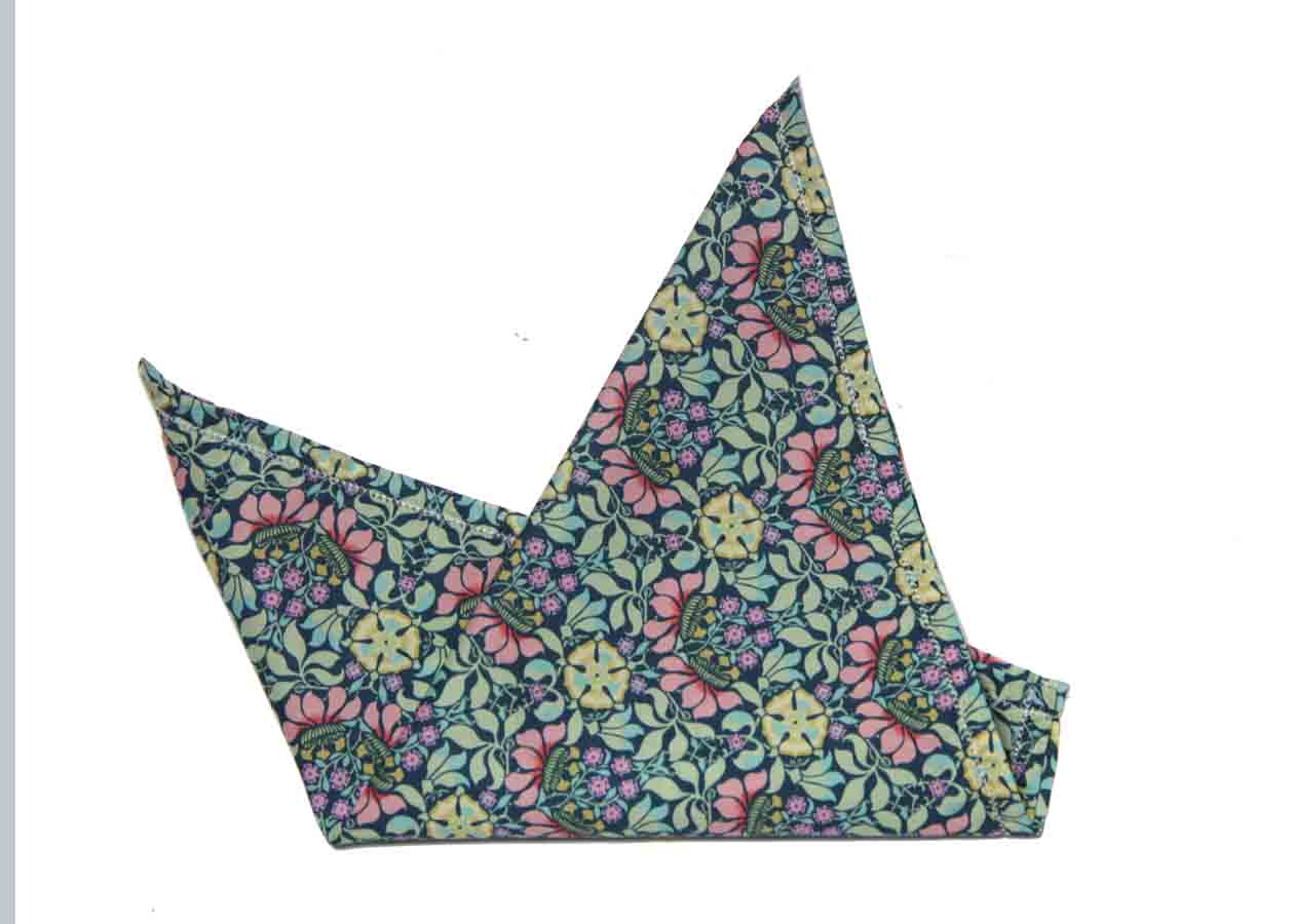 Liberty of London Pocket Square Cotton Floral Multicolor Men's