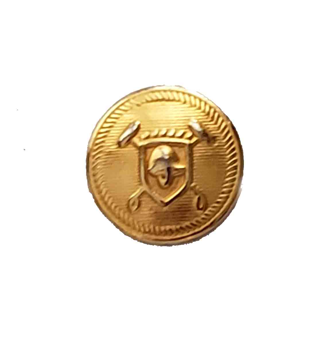 One Vintage Polo by Ralph Lauren Gold Brass Blazer Button Men's