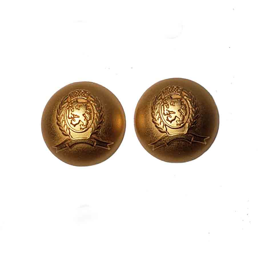 Two Vintage Tommy Hilfiger Dome Blazer Sport Coat Jacket Buttons Gold Brass Shank Men's 7/8"