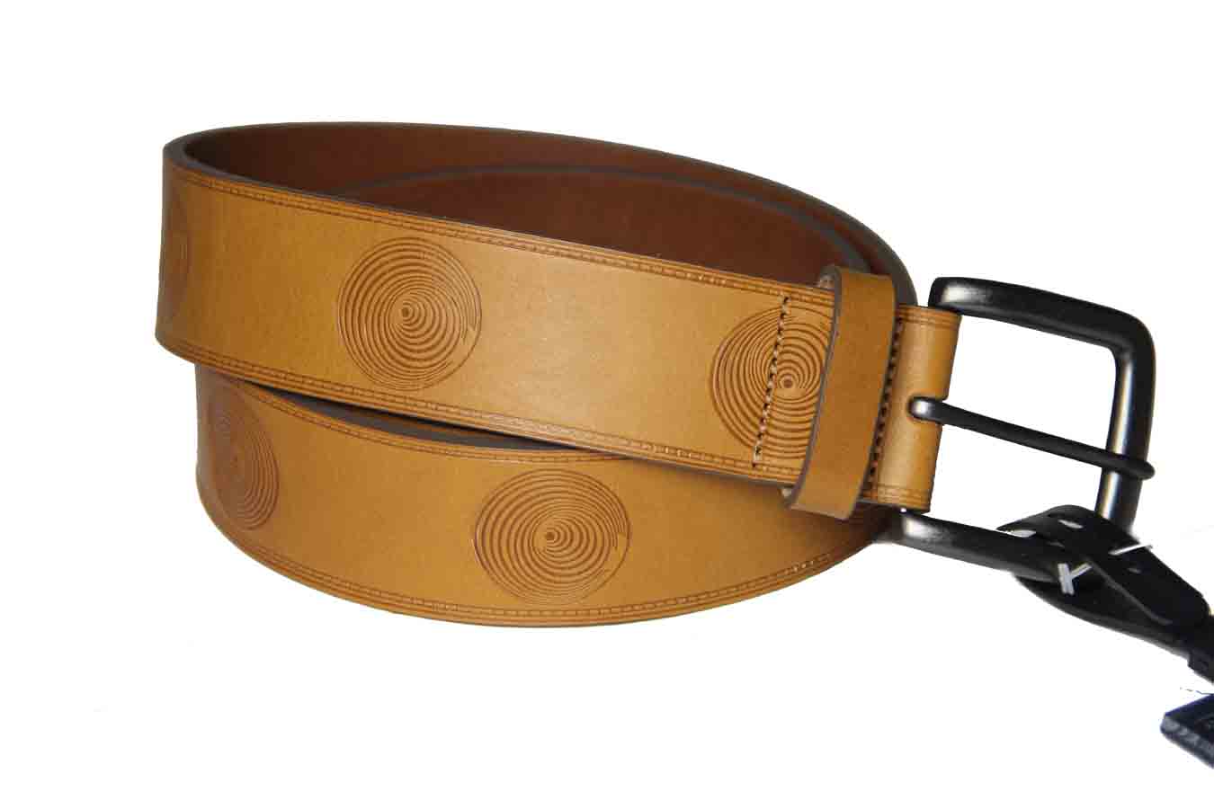NEW The British Belt Company Leather Cooper Belt Tan Men's Size 38