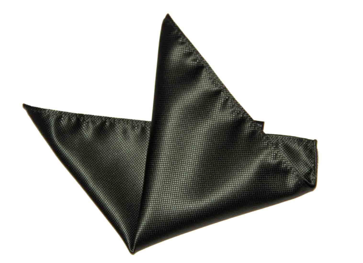 Gascoigne Pocket Square Green Silk Men's