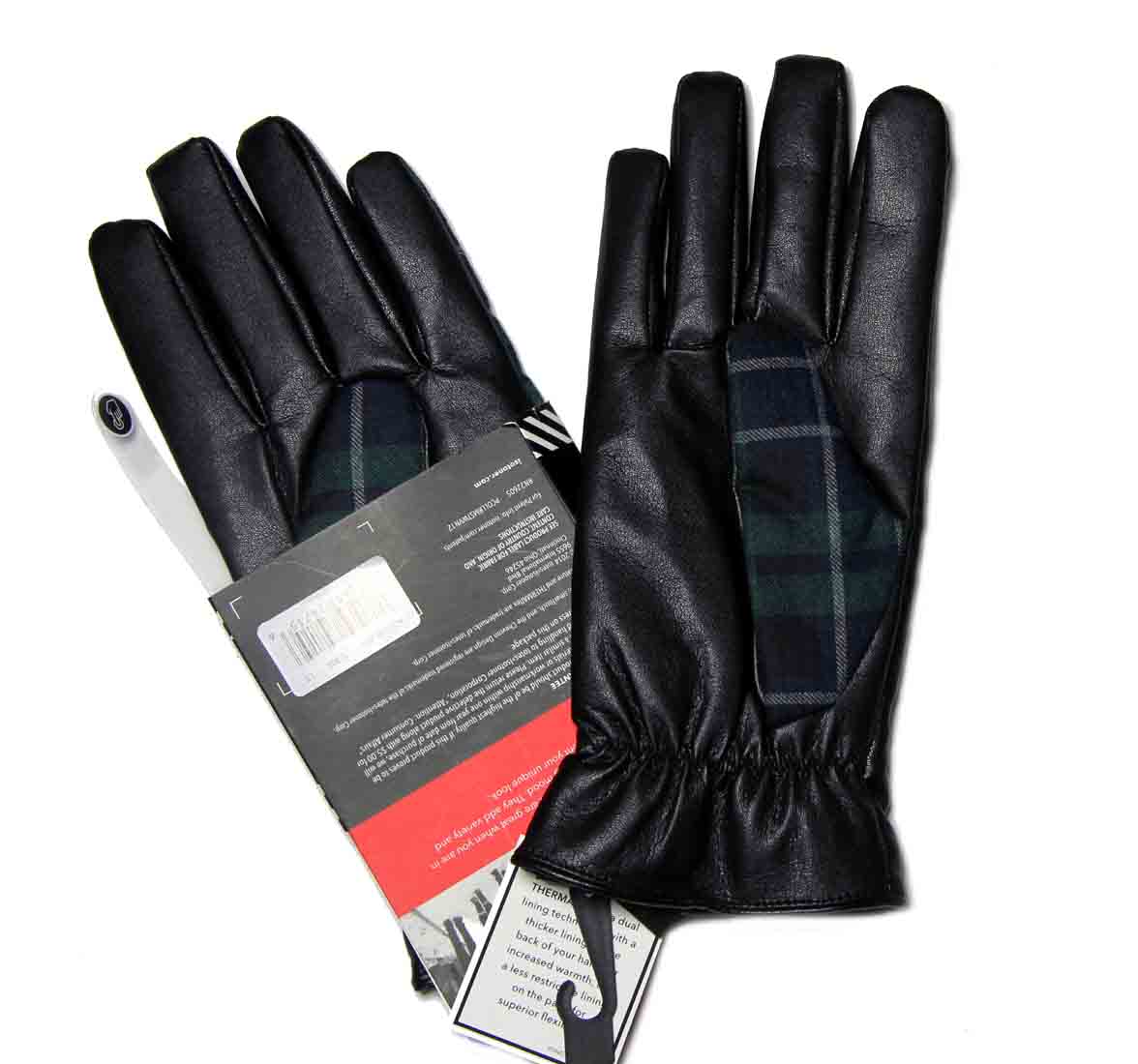 Isotoner Smartouch Gloves Plaid Men's Size Large