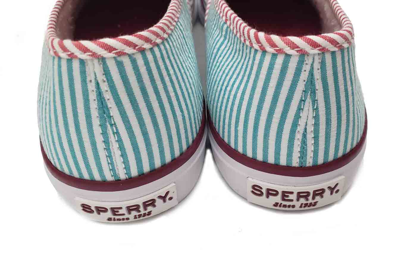 Sperry Brooks Brothers Collab Sneakers Shoes Striped Seersucker Men's Size 9.5