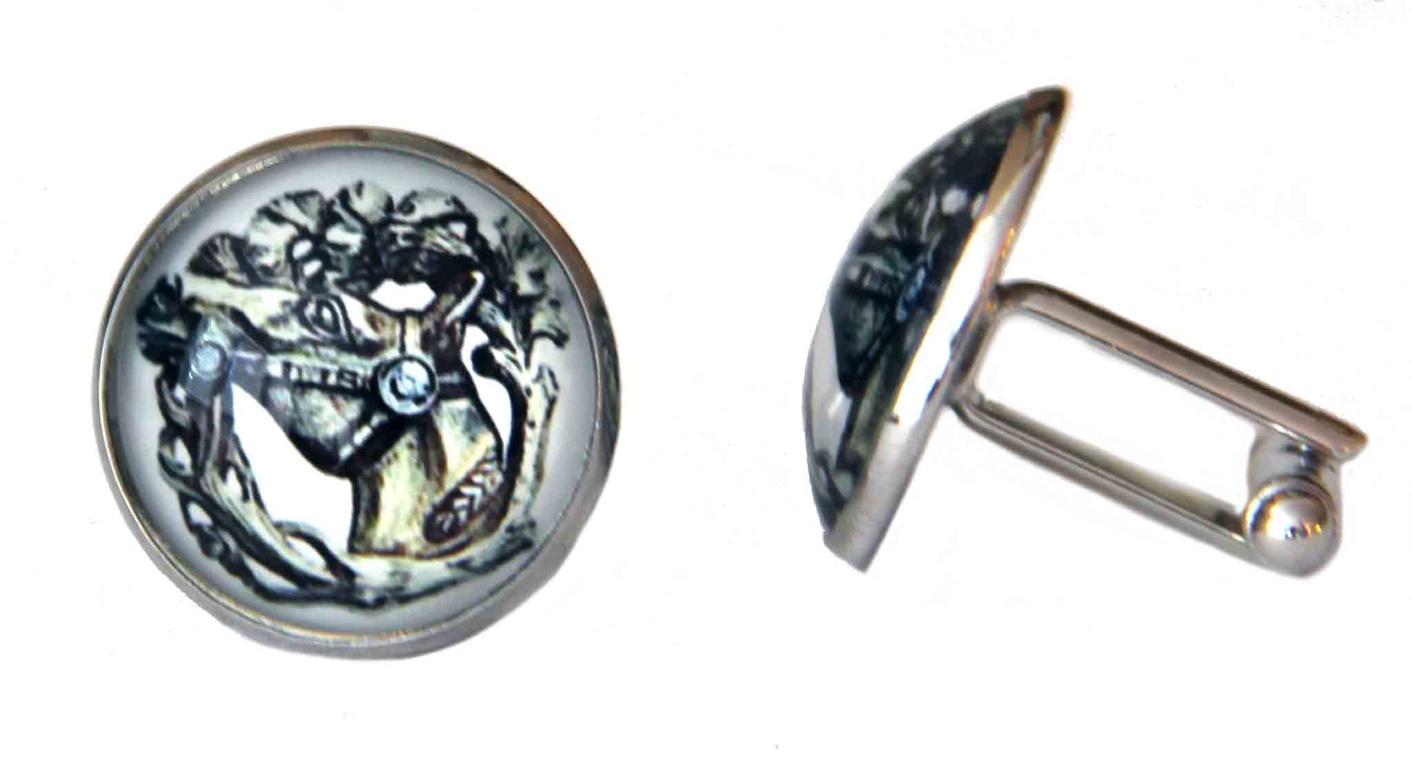 Gascoigne  Cufflinks Equestrian Horse Head Men's