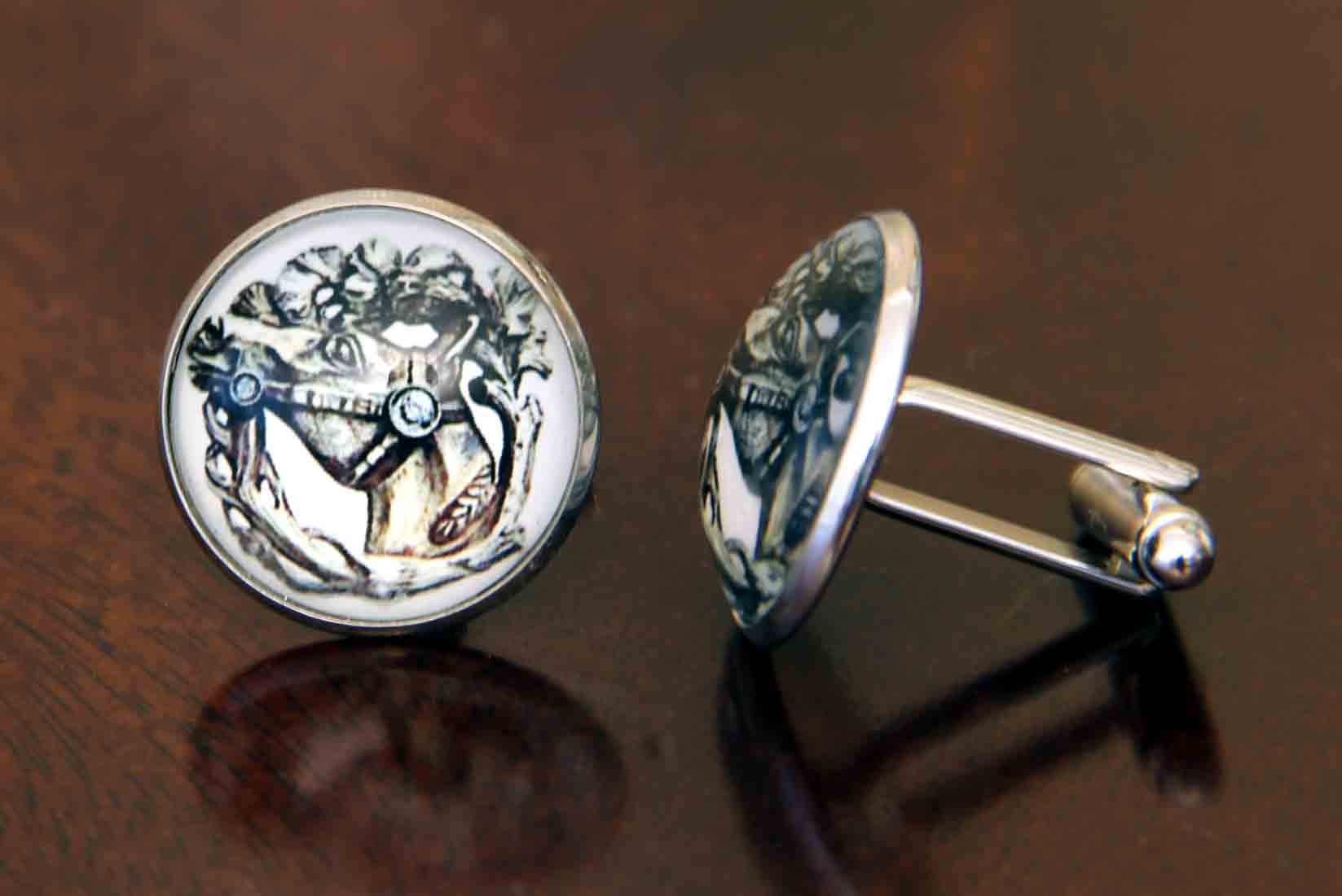 Gascoigne  Cufflinks Equestrian Horse Head Men's