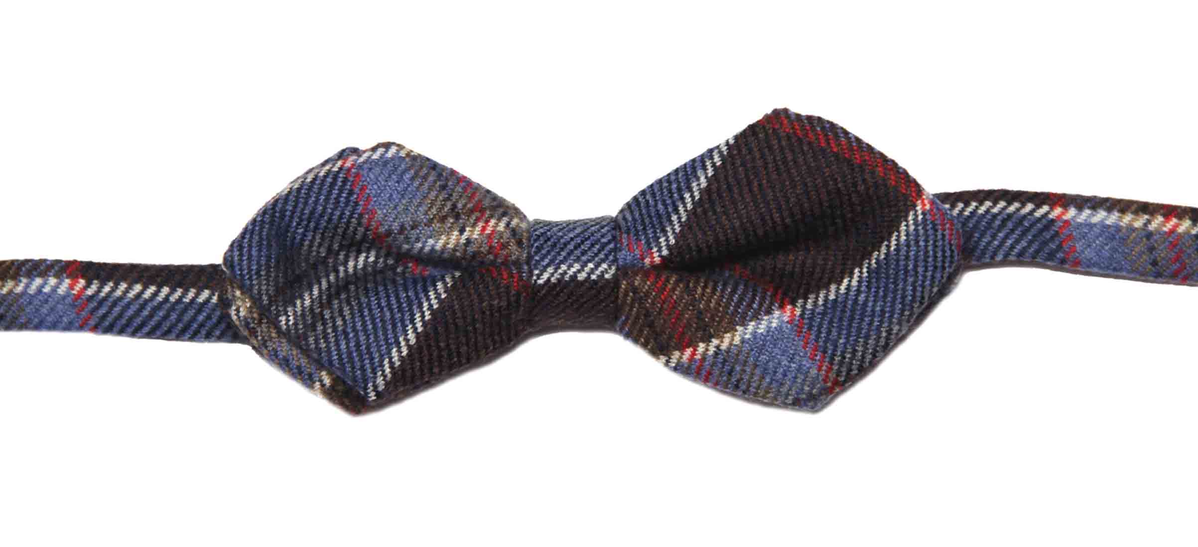 Smart Turnout London Wool Plaid Blue Gray Brown Men's