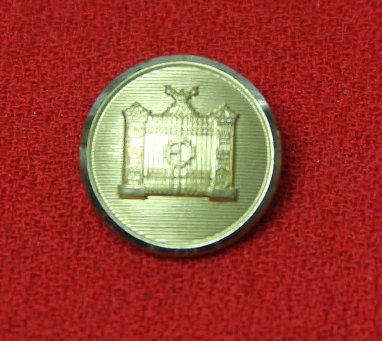 One Brooks Brothers by Waterbury Replacement Blazer Button Gold Brass Shank Palace Gates Men's