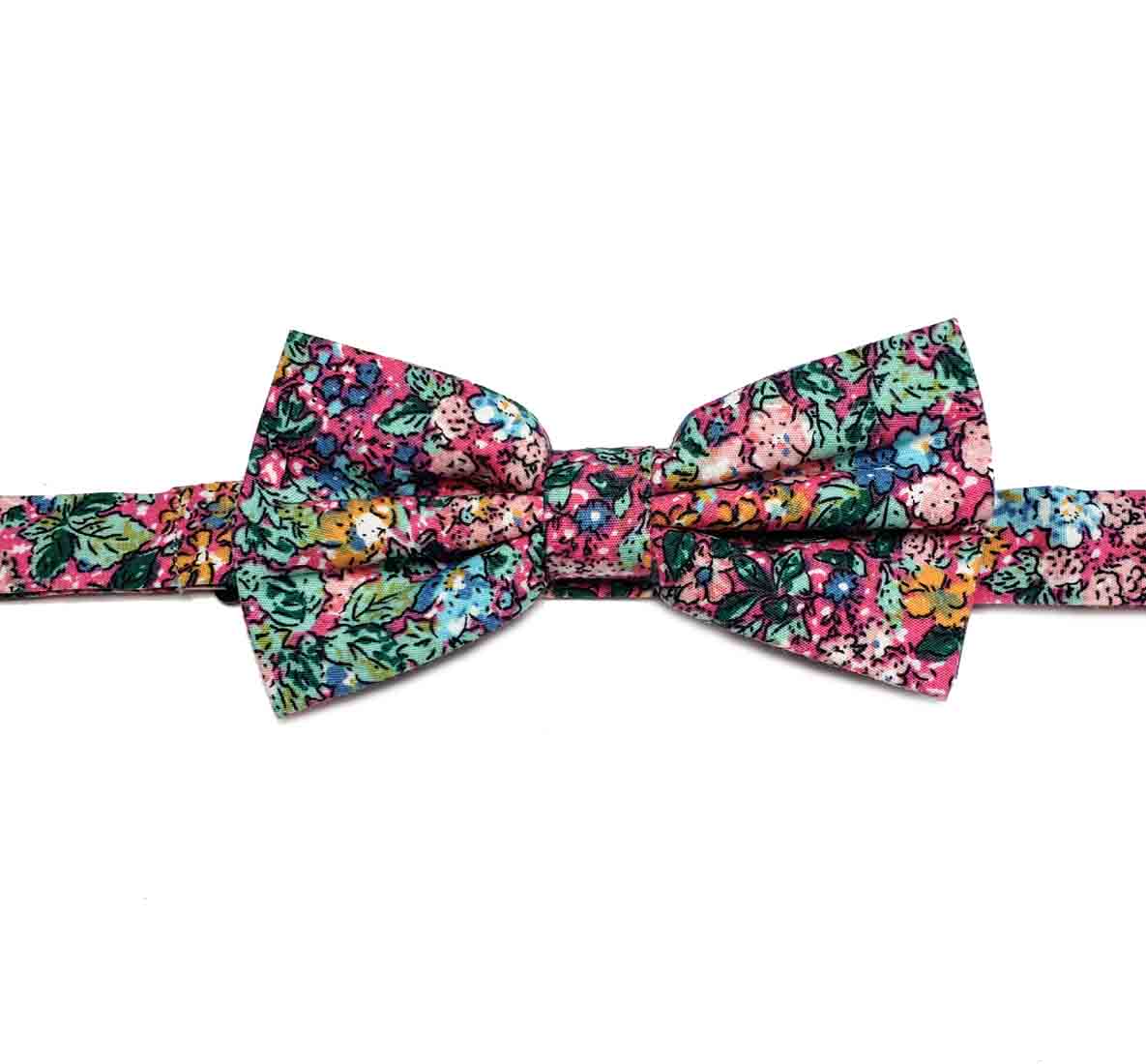 Gascoigne Bow Tie Floral Multicolor Cotton Men's OS