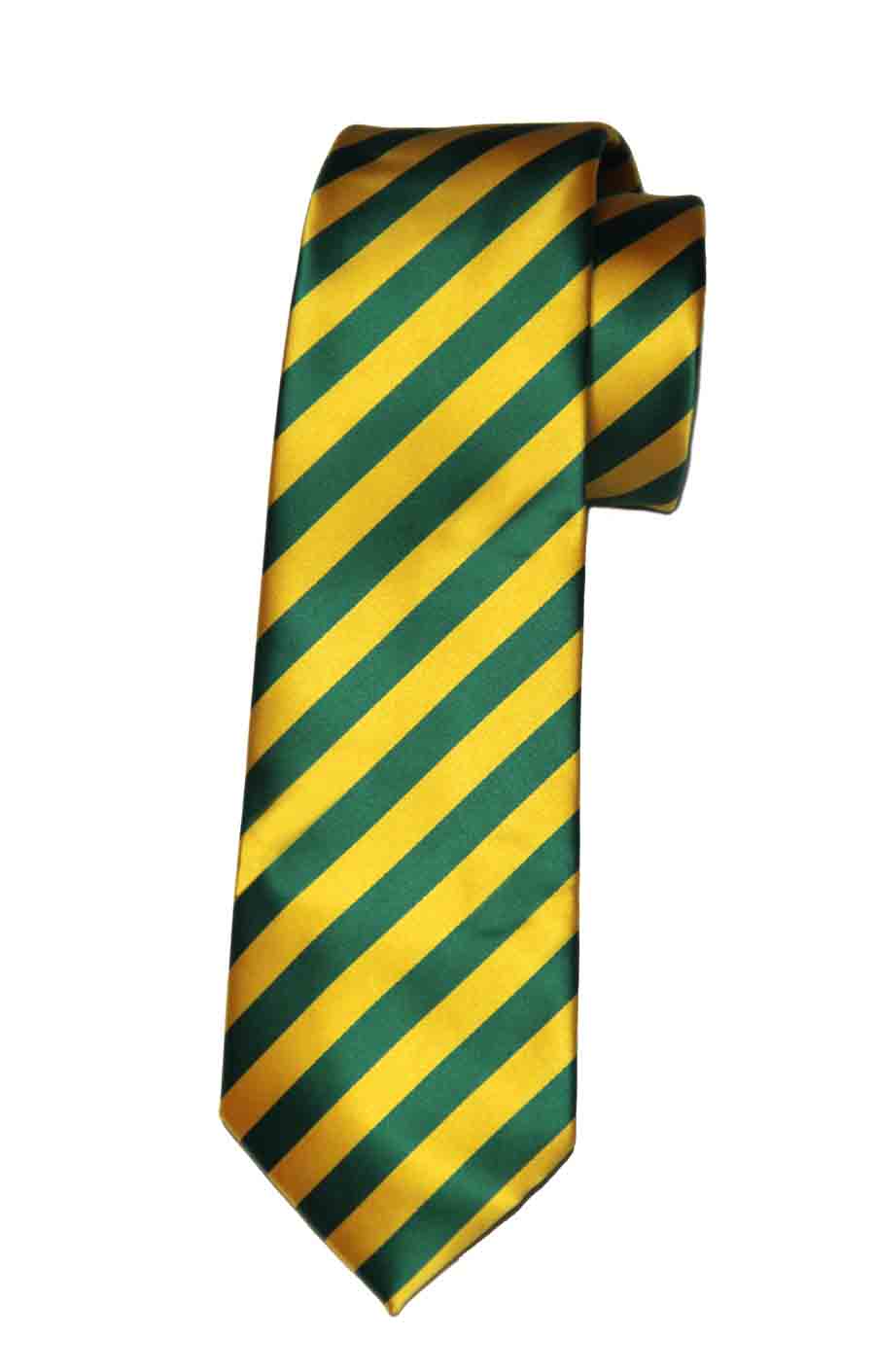 Gascoigne Silk Tie Necktie Yellow Green Repp Stripe Men's Gascoigne Silk Tie Necktie Yellow Green Repp Stripe Men's