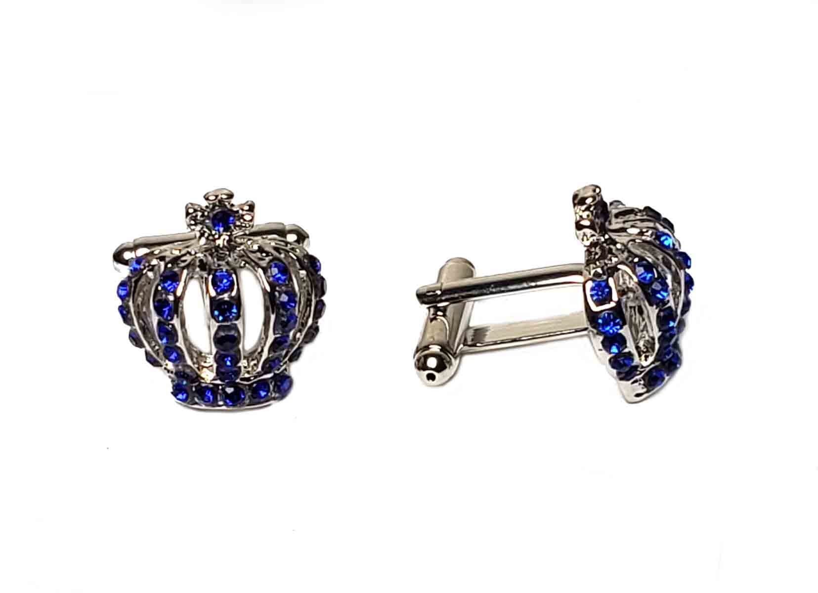 Gascoigne Cufflinks Crystal Rhinestone Cufflinks Crown Men's