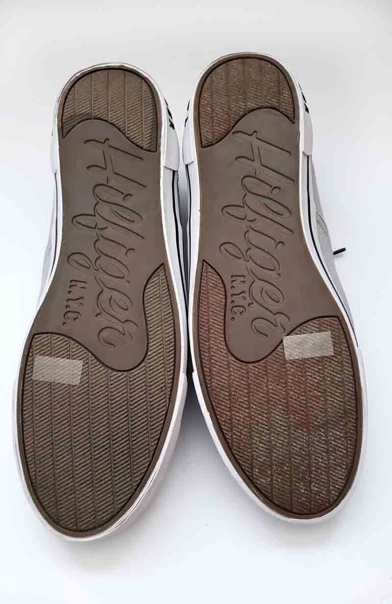 Tommy Hilfiger TMPallet Lace-Up Canvas Sneakers Shoes Gray Men's SIZE 13 M