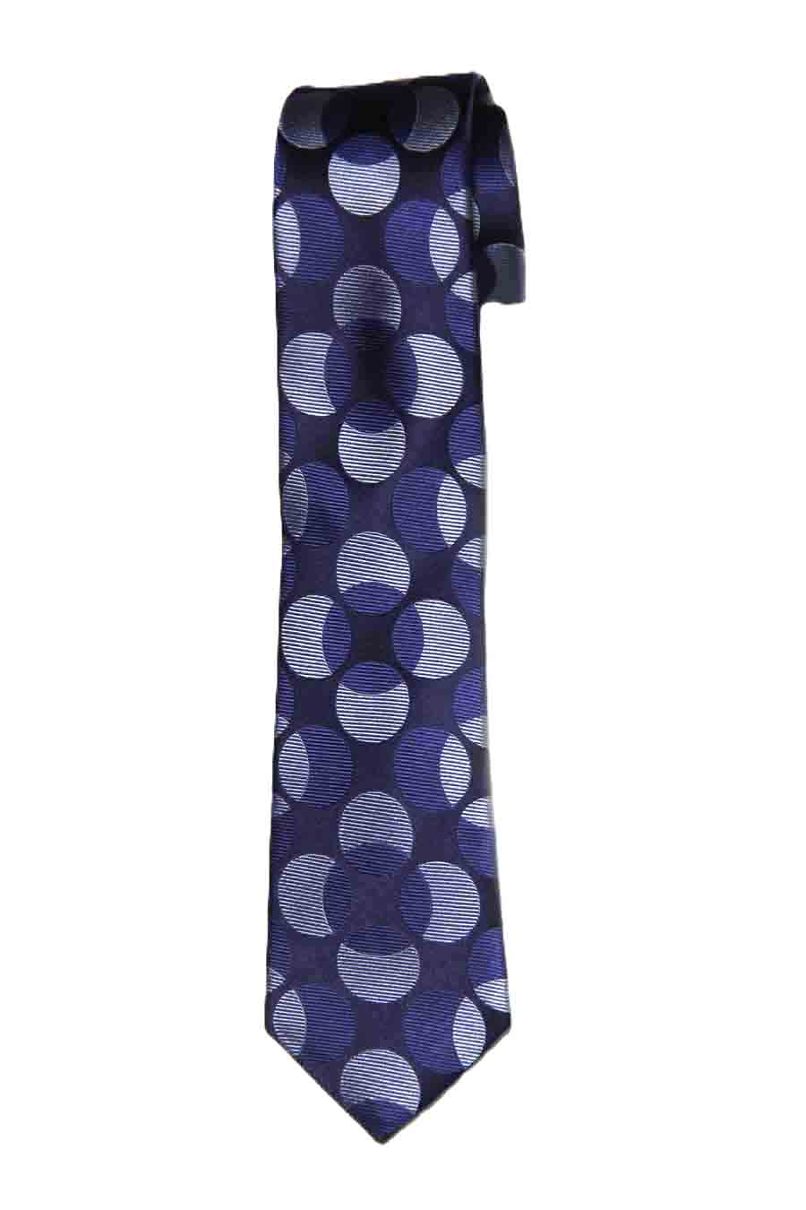 Jos. A. Bank Silk Tie Blue Gray Floral Men's Long