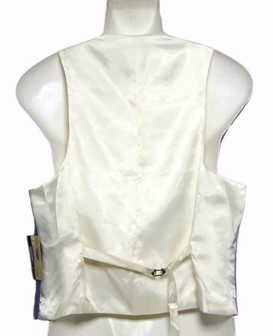 Lauren Ralph Lauren Cotton Vest Blue Cream Men's Size 40 R