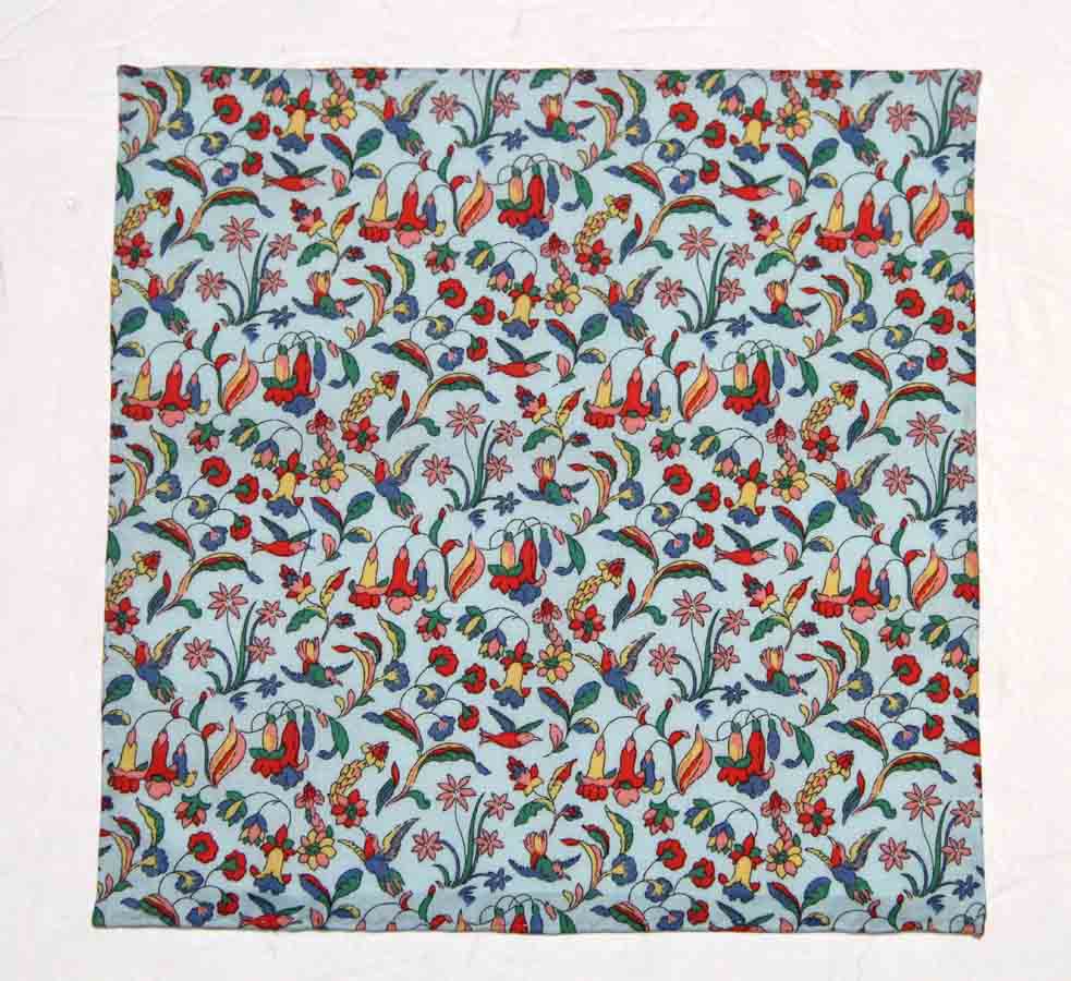 New Hand Stitched Cotton Pocket Square Liberty of London Flora & Fauna Fabric Birds Floral Men's New Hand Stitched Cotton Pocket Square Liberty of London Flora & Fauna Fabric Birds Floral Men's