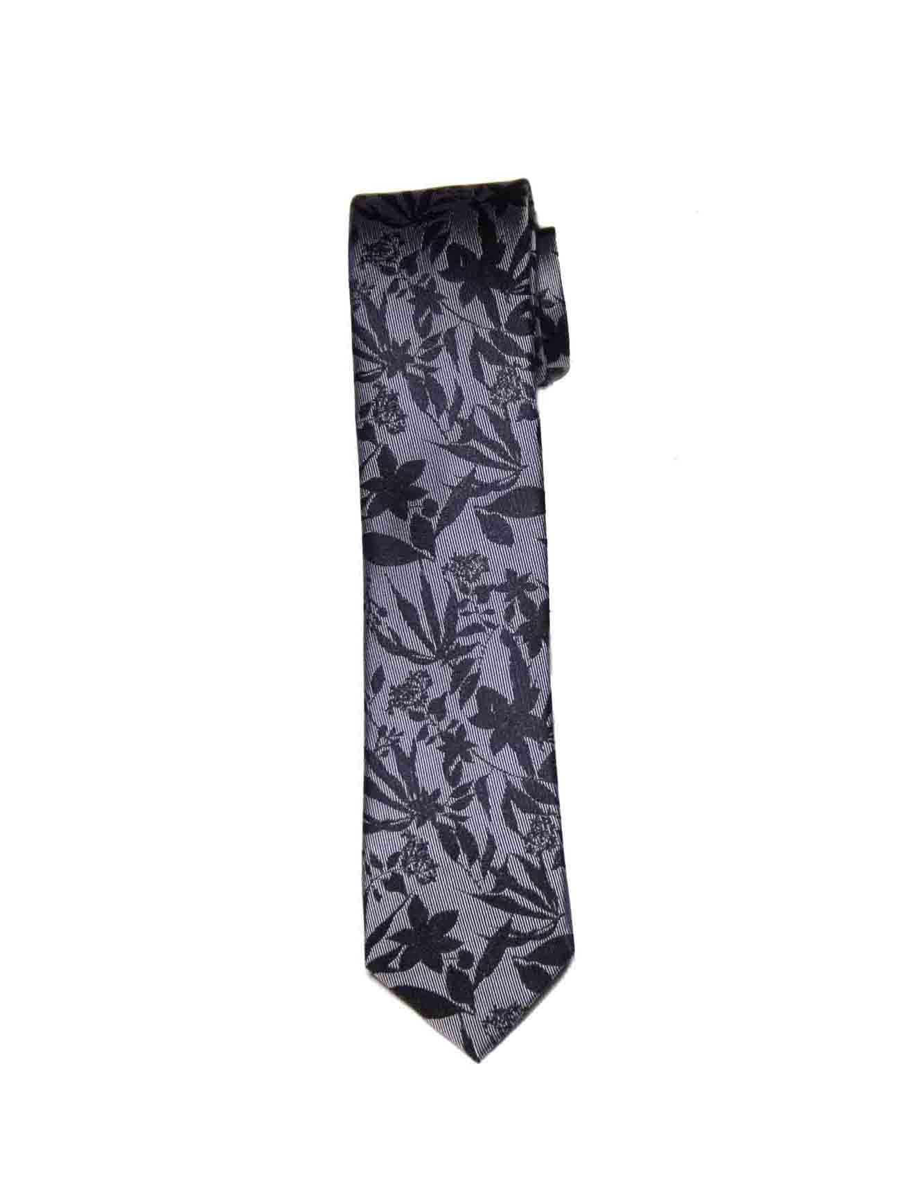 Ted Baker London Mulberry Silk Tie Blue Gray Floral Men's Narrow Ted Baker London Mulberry Silk Tie Blue Gray Floral Men's Narrow